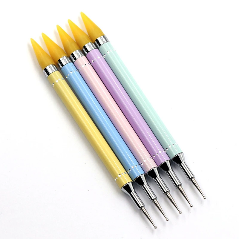 Needle Lightweight Sparkling Durable Unique Versatile Dual-ended Gemstone Crayon Creative Wax Crayon Set Gemstone Art Popular