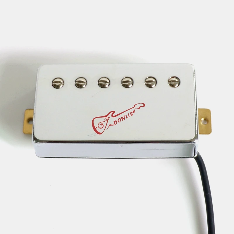 Donlis Alnico 5 A2 مغناطيس مغطى PAF هامبوكر Lp لاقط الجيتار عتيق مع 4 أسلاك موصل