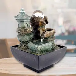 Relaxation Indoor Fountain Waterfall Feng Shui Desktop Water Sound Table