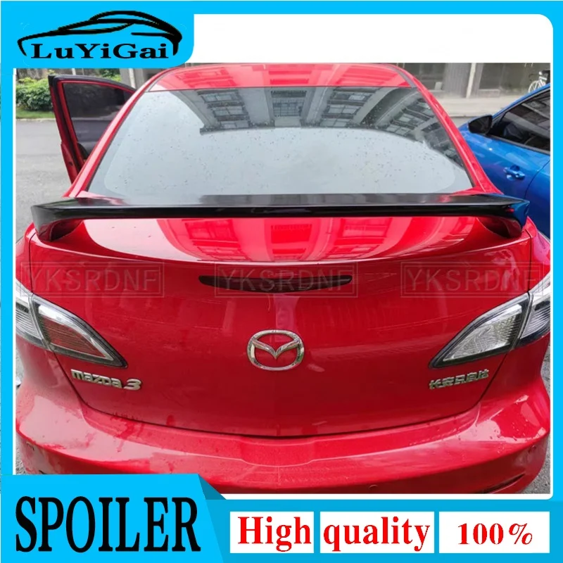 Für Mazda 3 Spoiler 4 Türen Heckflügel Dekoration hochwertige abs Kunststoff unbemalte Grundierung Heckspoiler