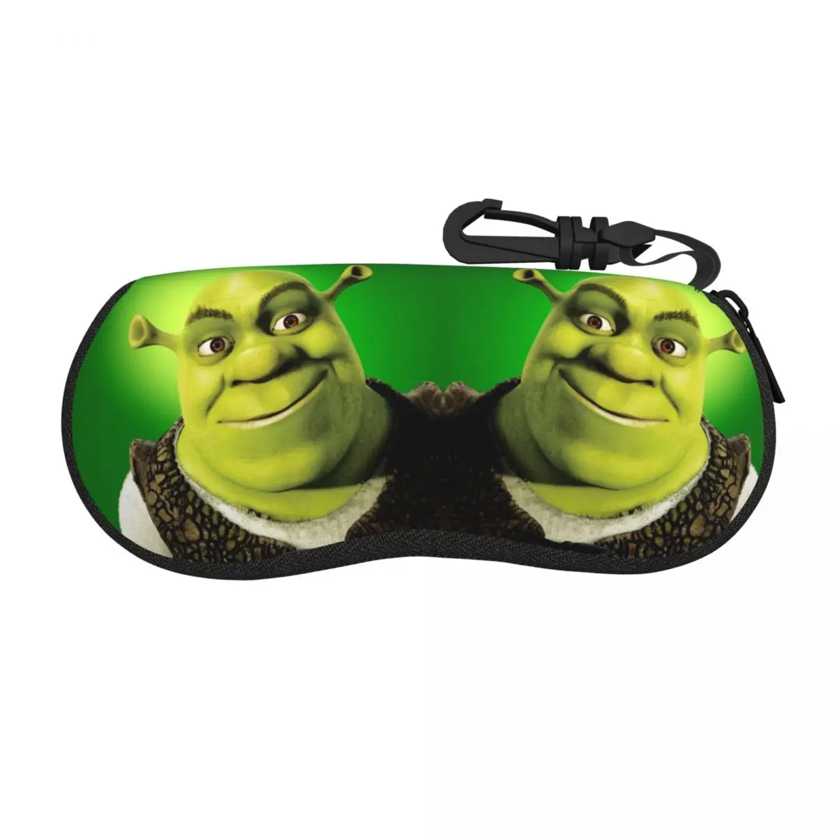 

Custom Shreks Pattern Shell Glasses Case Unisex Travel Anime Comedy Film Eyeglasses Case Sunglasses Protector Box