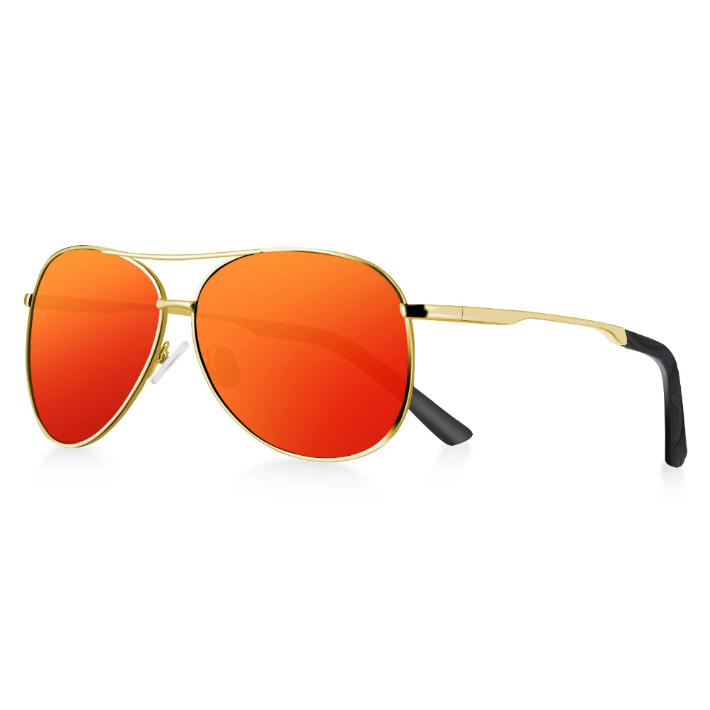 CRIXALIS Modische Piloten-Polarisierte Sonnenbrille für Damen Blendschutz Outdoor-Sport Fahrsonnenbrille für Herren Verspiegelte Anglerbrille UV400-Schutz – Detail 10