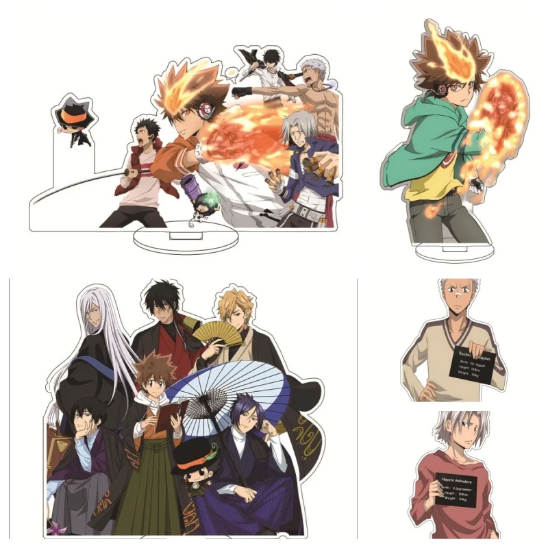 

Katekyo Hitman Reborn Ornaments Sawada Tsunayoshi Gokudera Hayato Yamamoto Takesh Anime HD Acrylic stand standingi gift 15CM