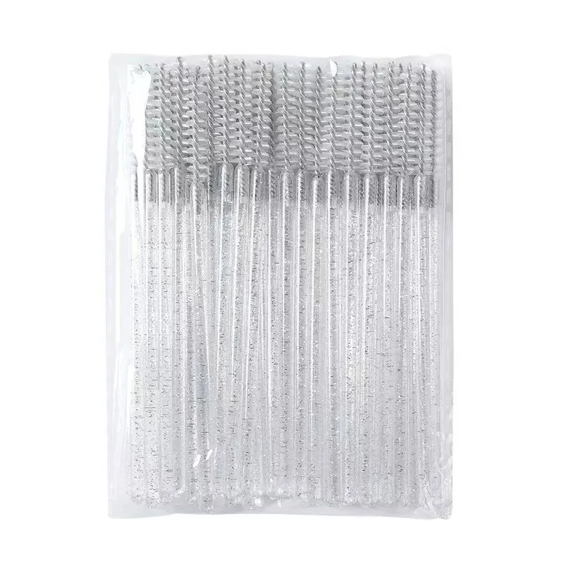 Wholesale 300pcs Disposable Mascara Wands Eyelash Brush Spoolies for Eye Lash Extension, Eyebrow and Makeup Crystal Makeup Tool