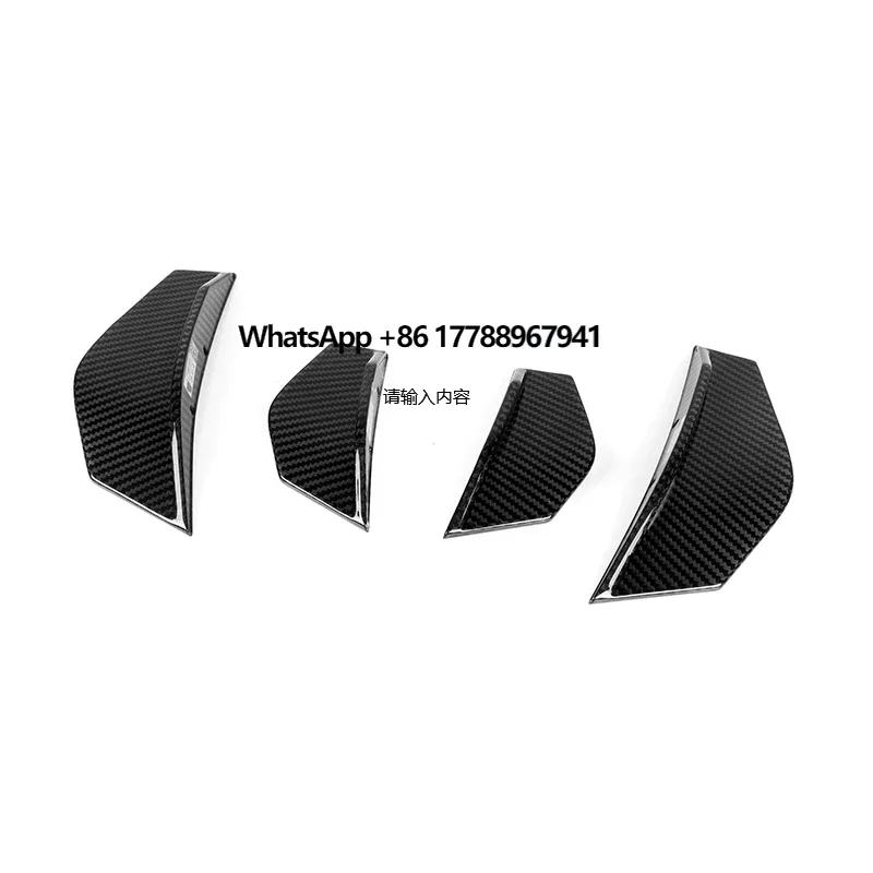 

Dry Carbon Fiber SQ Style Front Side Canards Splitters for M2 F87 2015-2022 F87 Canards Splitters