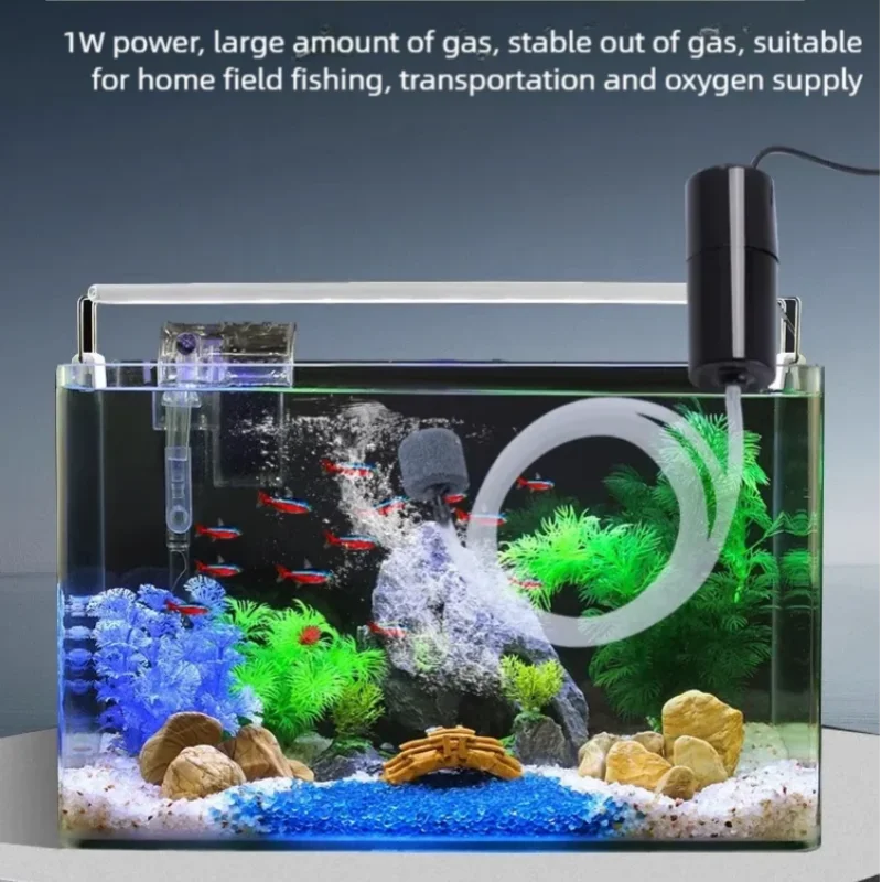 Aquarium Air Pump Fish Tank USB Silent Oxygen Aerator Portable Compact Mini Oxygenator Accessories For Aquarium Fish Tank