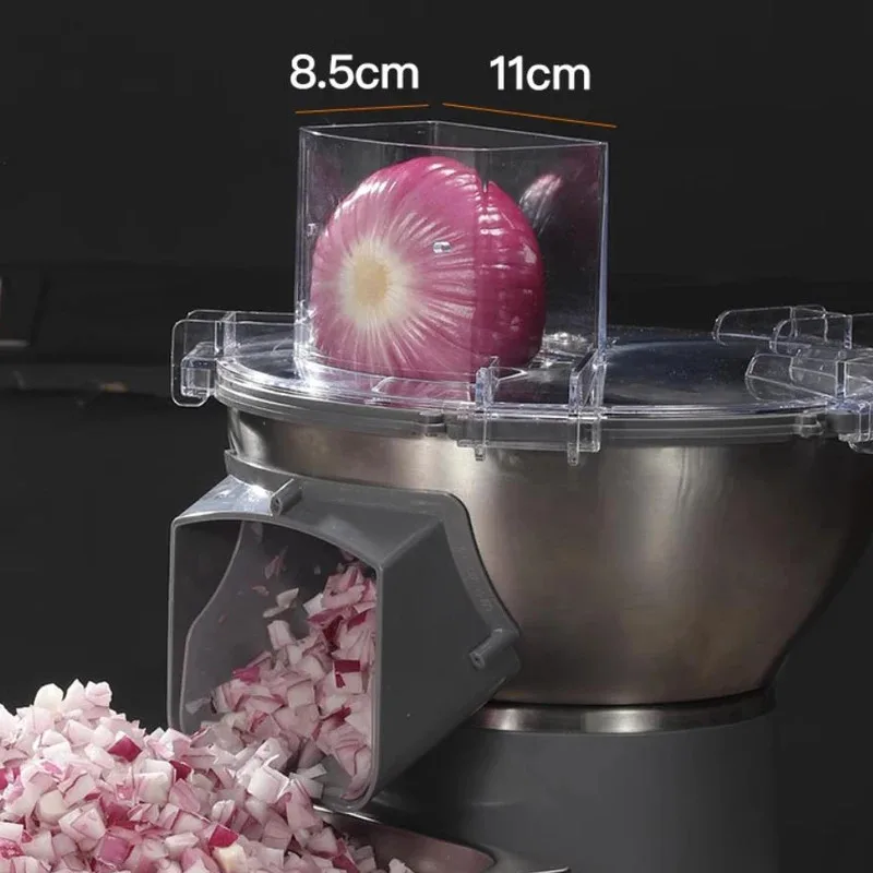 

Multifunctional Small Electric Vegetable Slicer 110V/220V Commercial Dicer for Carrot Potato - Kitchen Dicing Machine