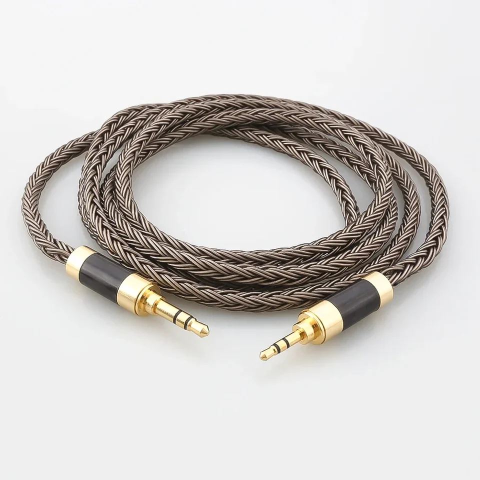 HIFI 16芯 7N OCC 3.5mm - 2.5mm 3.5mmステレオバランスAUXオス
