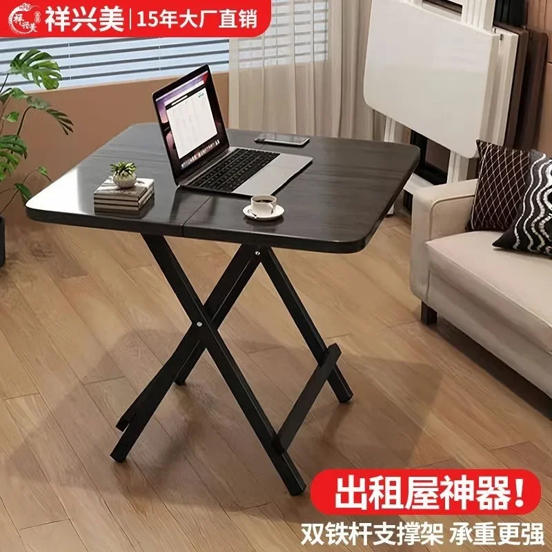 DSA small table foldable table dining table household unit simple round  rental  outdoor portable stall eating square