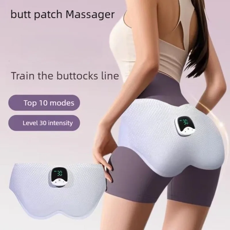 Hip Muscle Massager Cordless Hip Patch Intelligent Automatic Trainer Upgrade Silicone Home Fitness Device with Remote Control