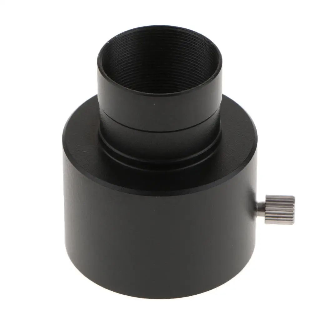 Telescope Eyepiece Adapter Ring Black Metal 0.965 Inch Convert to 1.25 Inch for Antique Telescopes