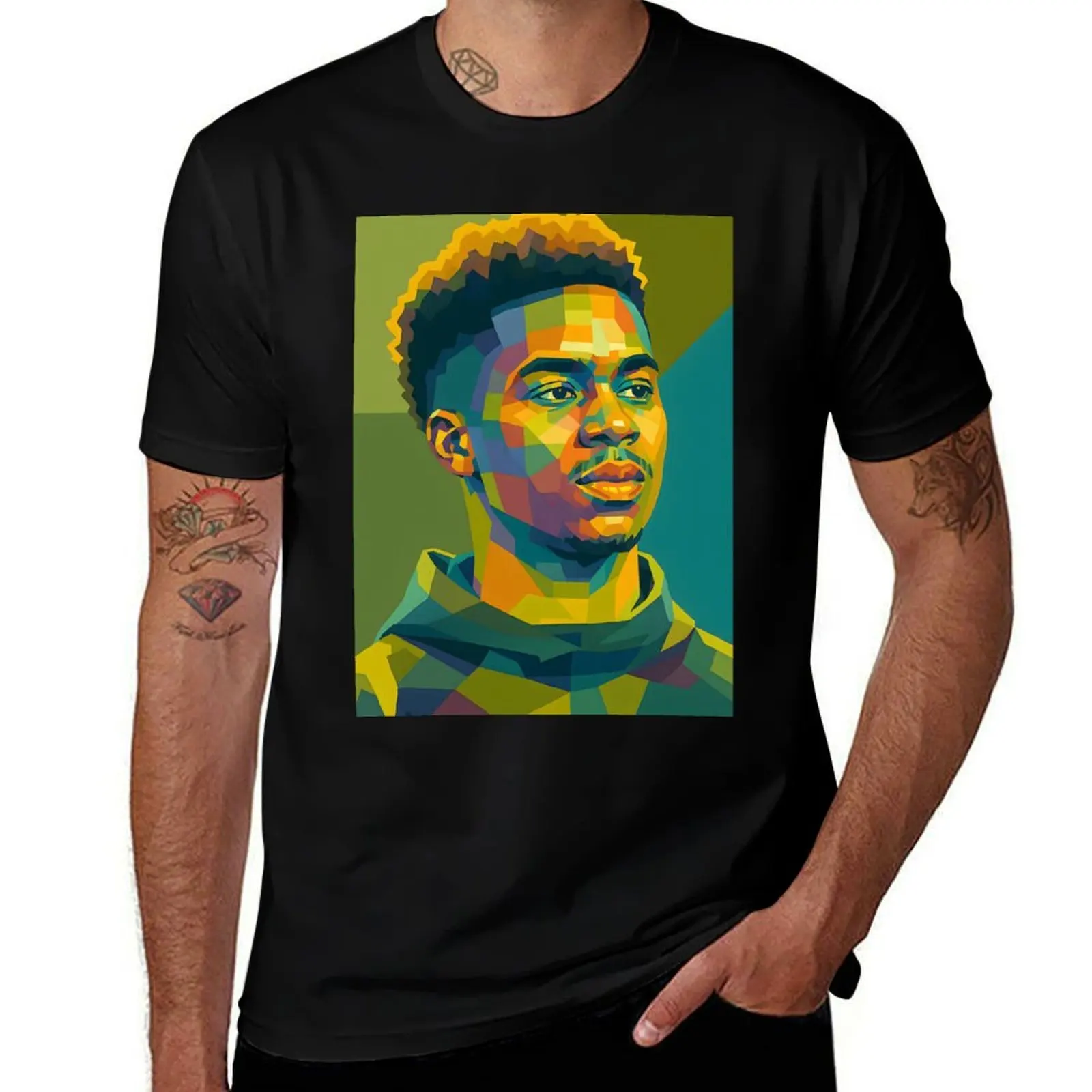 

Pop Art Saka T-Shirt Funny t-shirt new gifts and t-shirts summer shirt shirts graphic tee black t-shirts for men