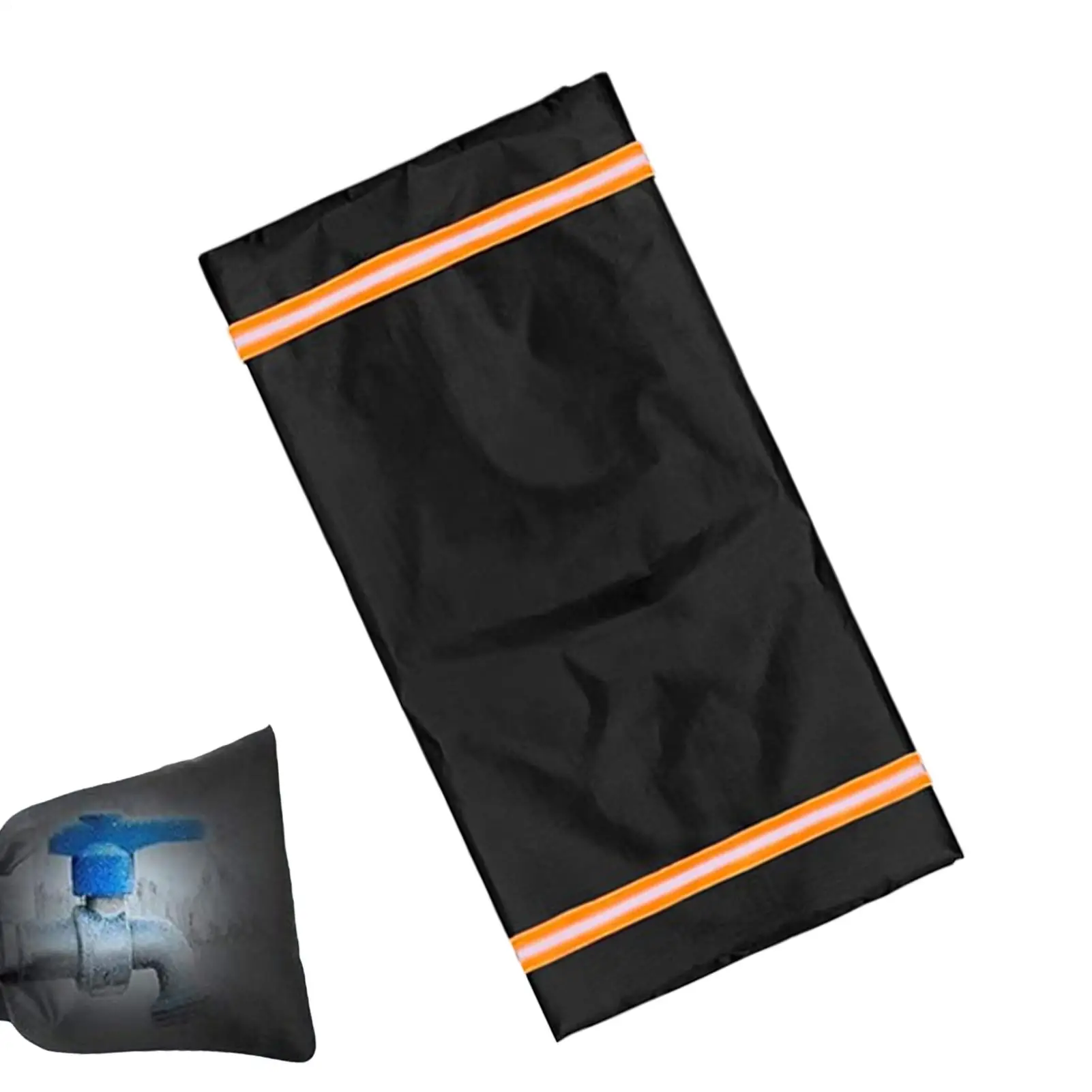 Winter Outside Water Faucet Cover Waterproof Anti-Freeze Cover Frost-proof Insulated Tap Wrap With Reflective Strips