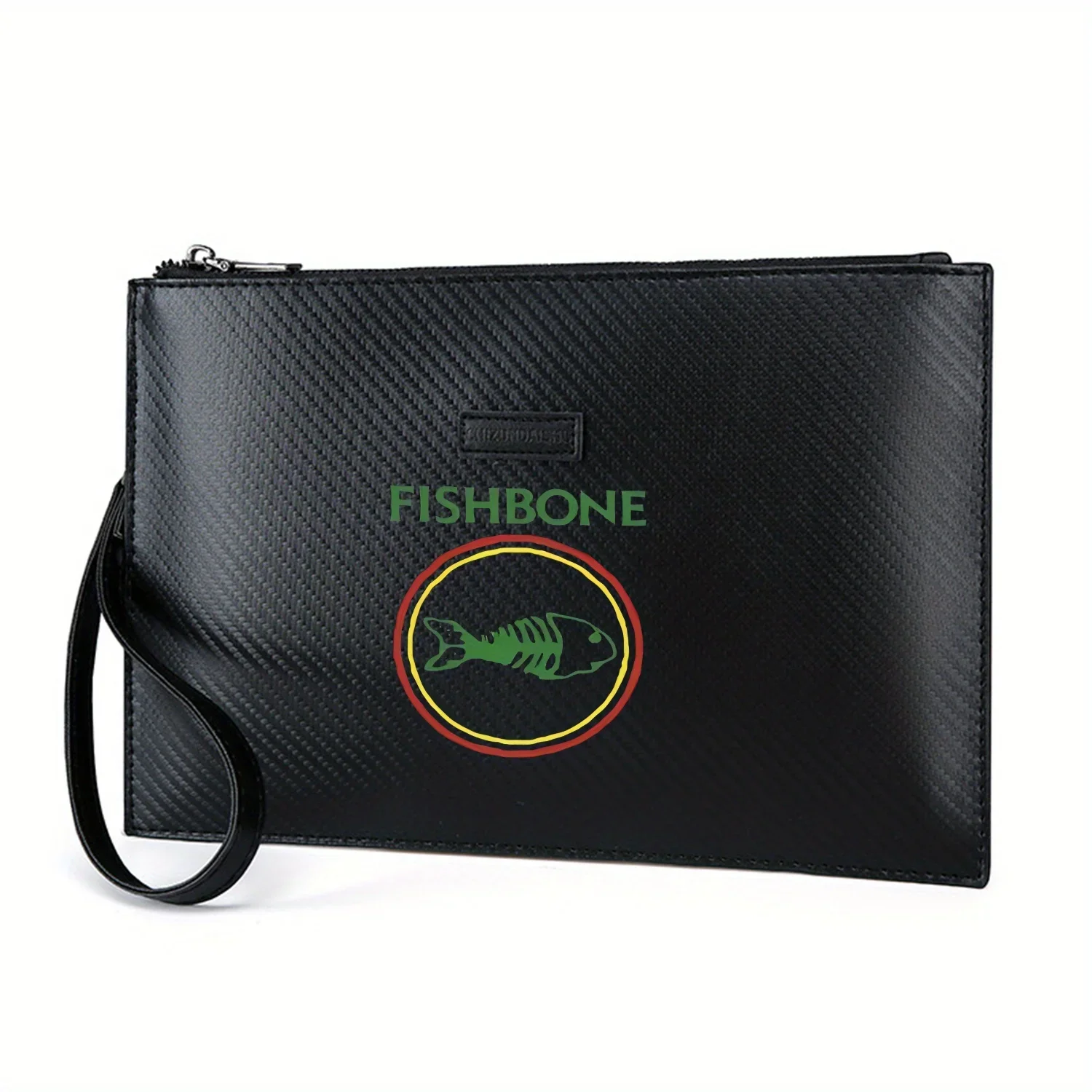 emblema-de-osso-de-peixe-design-verde-elegante-impresso-bolsa-masculina-pu-elegante-e-pratica-para-transporte-diario