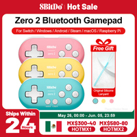 8BitDo Zero 2 Gamepads PC for Nintendo Switch Controller Gaming Controle Steam Windows 10 11 Android Raspberry Pi macOS Joystick