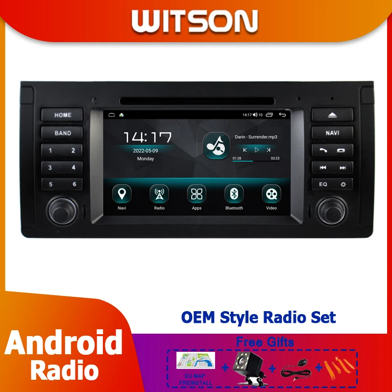 

7" Radio Car Stereo GPS Stereo For BMW E39 M5 1995-2003 E53 X5 2000-2007 CarPlay Player