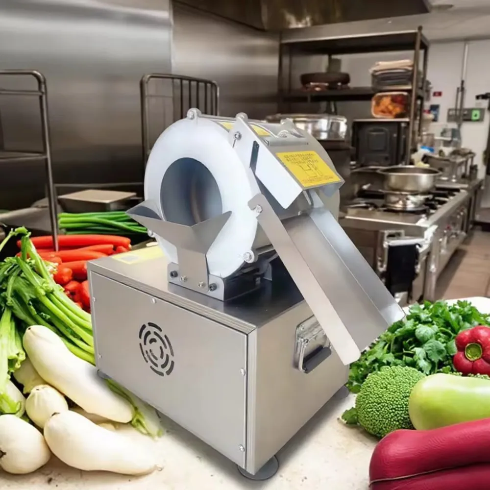 

Electric Multifunctional Potato Chopper & Vegetable Fruit Slicer - Onion, Cabbage, Carrot, Radish, Cucumber, Garlic