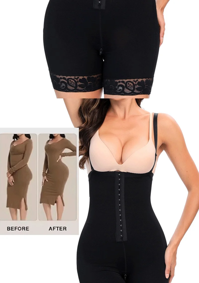 Reduzier- und Shaper-Gürtel für Damen, Shapewear-Höschen, feste Bauchkontrolle, Po-Lifter, Body Shaper-Body – Detail 10