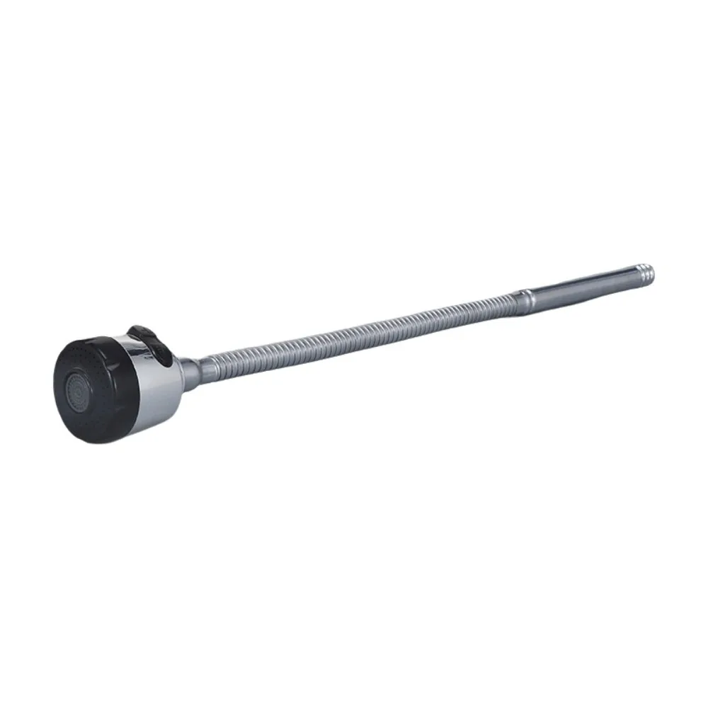 360 Degree Rotation Kitchen Tap Extension Pipe Silicone Hose 1/4inch Universal Interface Sink Faucet Stainless Steel Mixer Tap