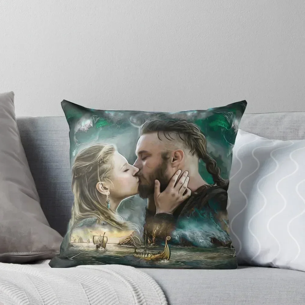 

Kingdom Of Odin VKS Throw Pillow autumn pillowcase Covers For Sofas Cusions Cover luxury decor pillow
