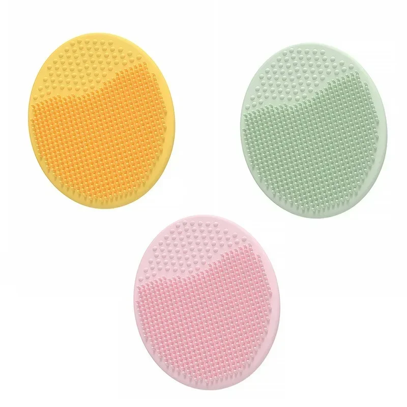 Newborn baby shampoo brush hair dirt remover Baby silicone shampoo brush bath products