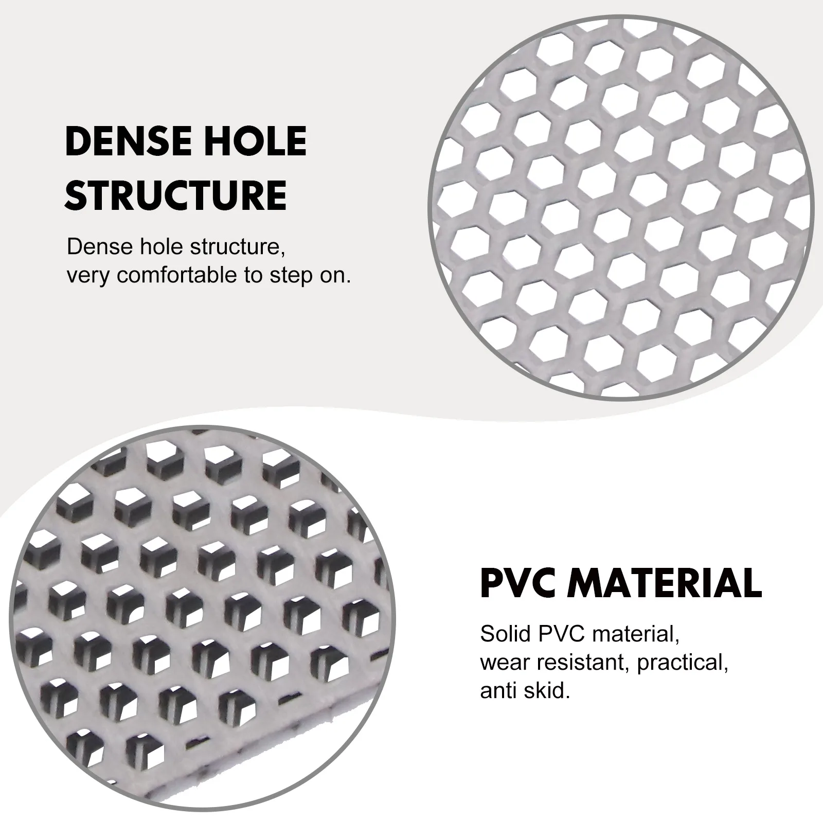 

Leaky Board Hollow Pet Mat Dog Cage Pad under Kennel Floor Protective Small Animals Easy to Use Drain Pvc Material Foot
