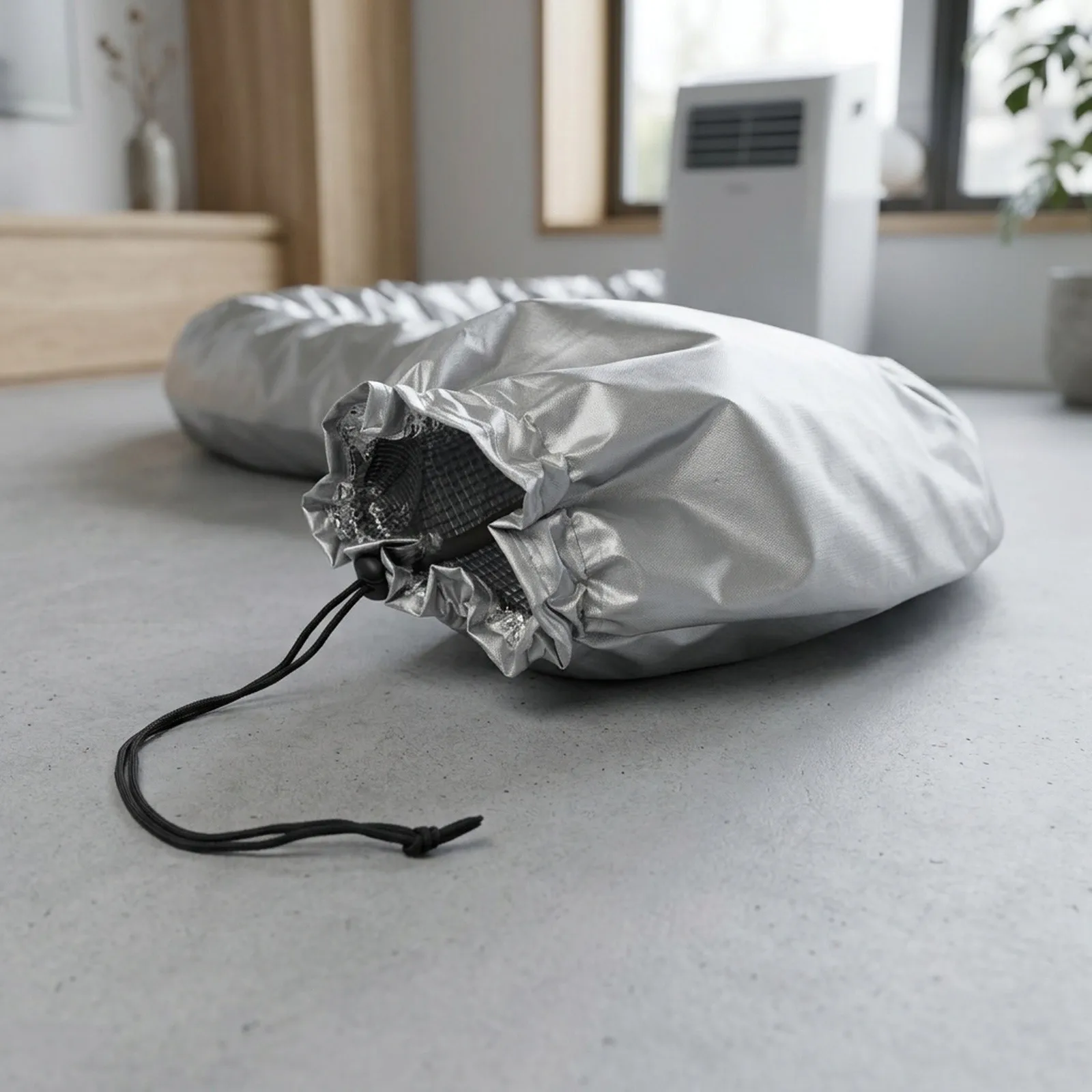 for exhaust Hose Insulation Sleeve for Portable Air Conditioners Featuring Oxford Cloth Outer Layer and Heat Reflective Inner