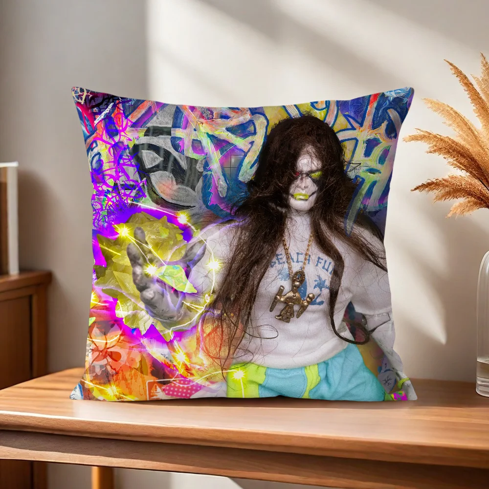 Bladee Sulfur Surfer Kissenbezug Kissenhülle für Zuhause, Sofa, Wohnzimmer, Büro, Café, Auto – Detail 3