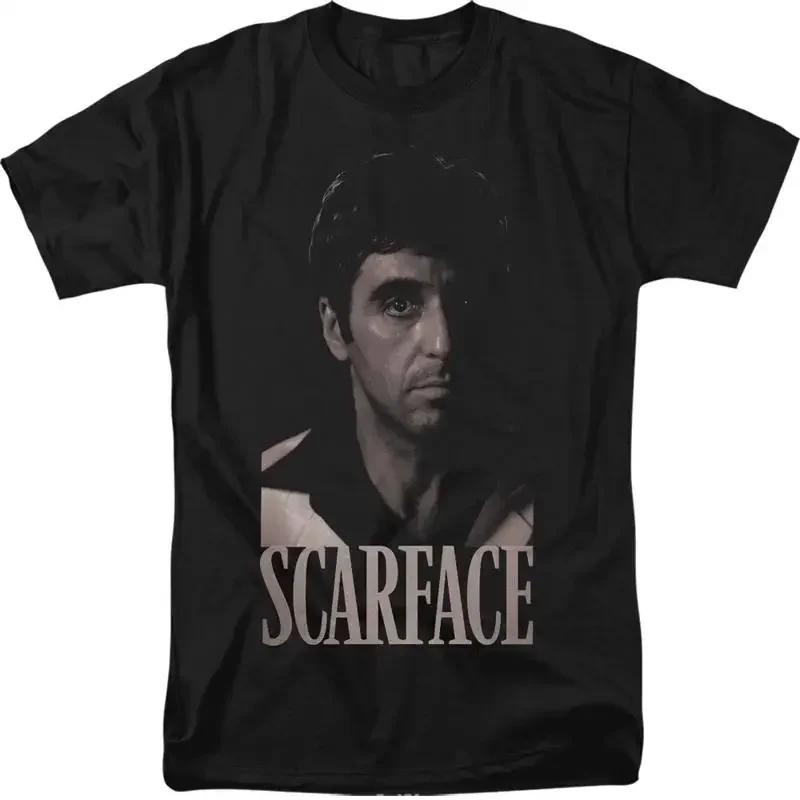SCARFACE B W TONY Licensed Adult Men's T Shirt SM 6XL