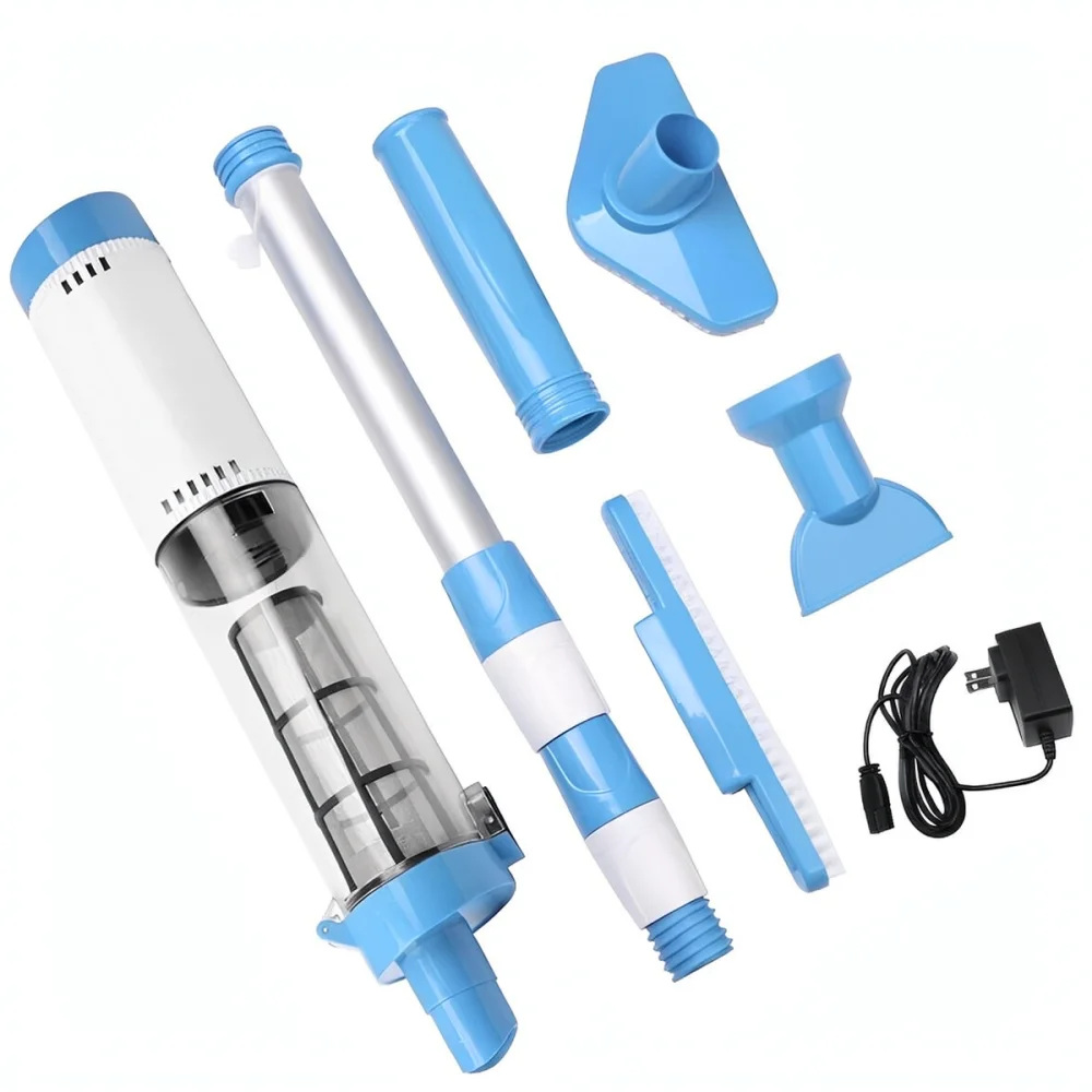 Wireless Pool Vacuum Cleaner For Spa Hot Tub Small Pond Underwater Debris Collector Portable Handheld Cleaning Equipment