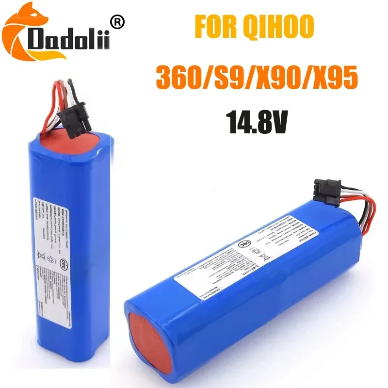 

New 14.4V 5200mAh Battery for 360 Robot Vacuum Cleaner S9 X90 / X95 L70 L10 Accessories Spare Parts Charging Battery