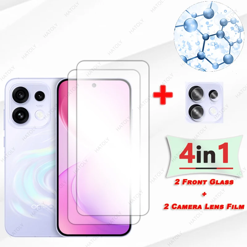 For Oppo Reno16 Glass Screen Protector For Reno16 Pro Global HD Clear Protective Film Camera Lens Protector For Reno16 China