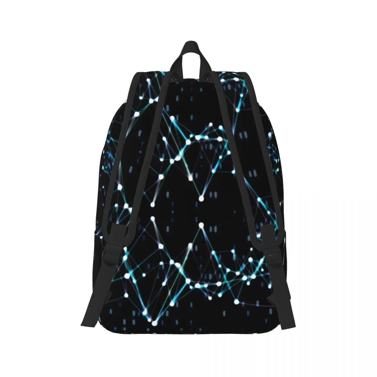 Plexus Neural Network Node Internet Data Backpack Student Boys Girls BookBag Children School Bag Laptop Shoulder Bags
