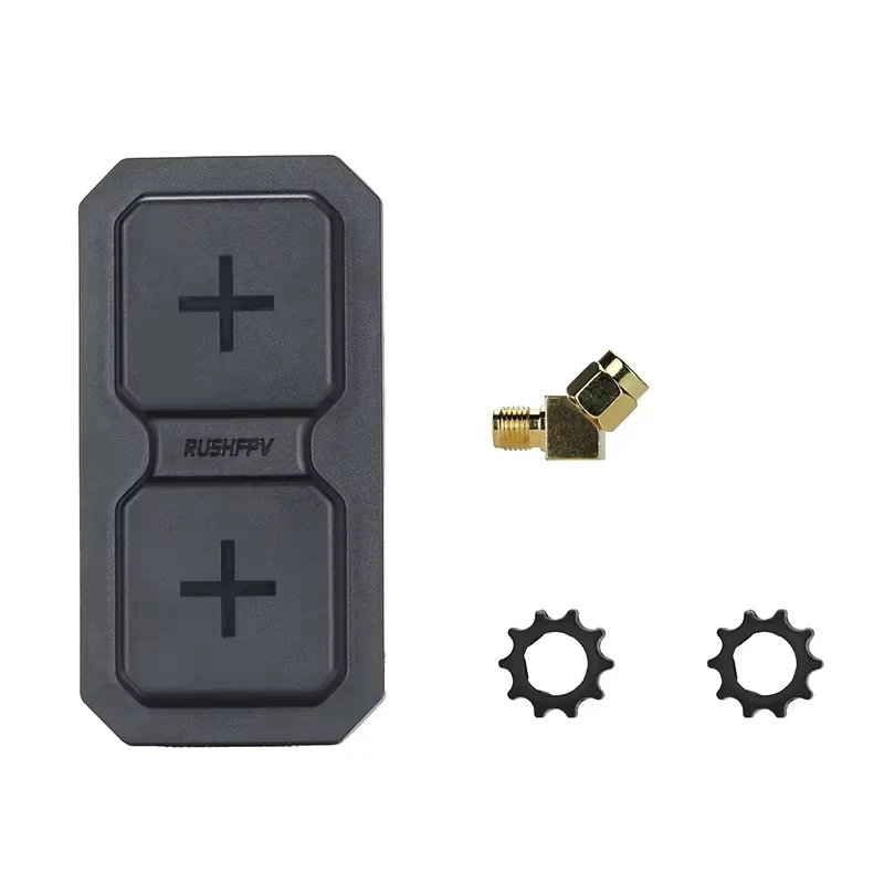 RushFPV 5.8G RHCP Patch Antenna RANGE Dual-Unit Flat High Gain For FPV Racing Drone Multi-Rotor