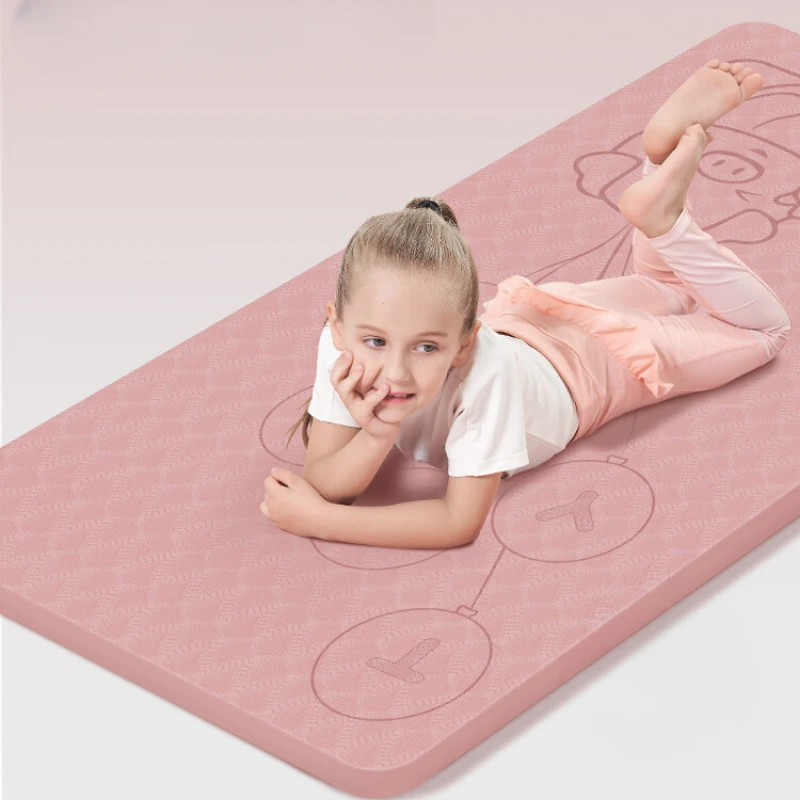 

Children's Yoga Mat - Cartoon Primary School Fitness Mat, Anti-Slip Thickened, Home Yoga Supplies for Kids' Exercise