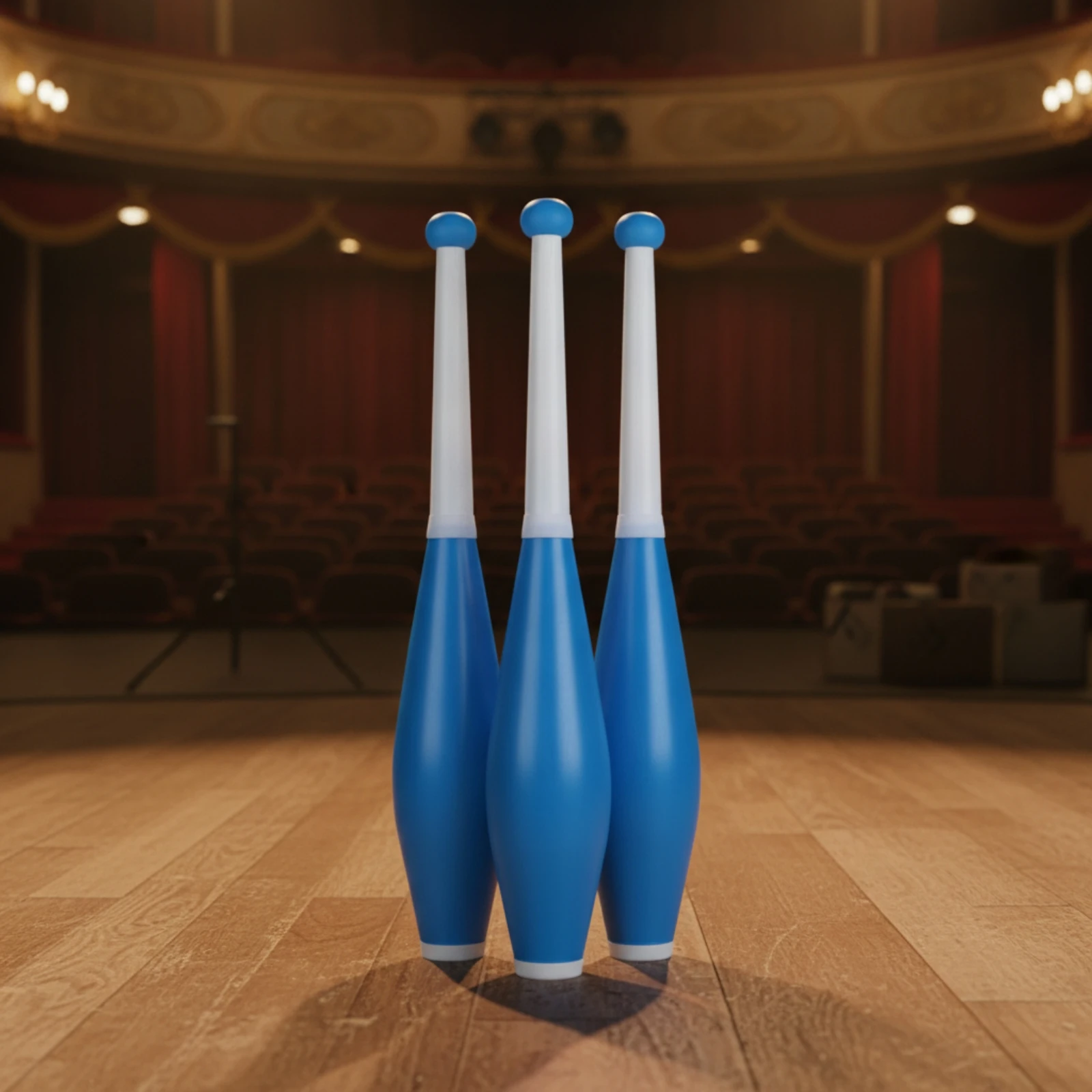 3 Pieces Juggling Club Set Versatile Juggling Clubs Vibrant Beginner-Friendly for Jugglers, Stage Performance