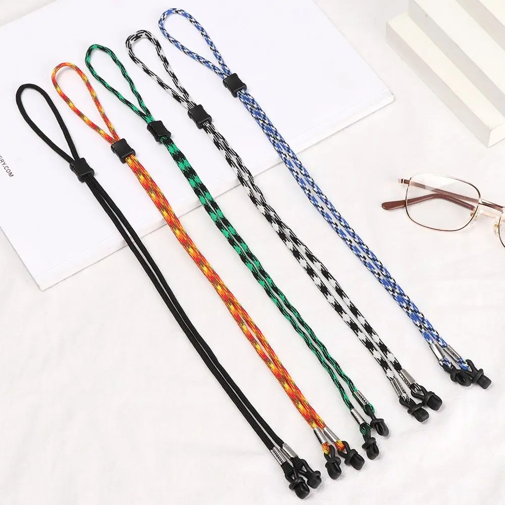 

Fashion Non-slip Outdoor Sports Necklace Sunglasses Lanyard Eyewear Braid Glasses Holder Strap Glasses Chain Holder