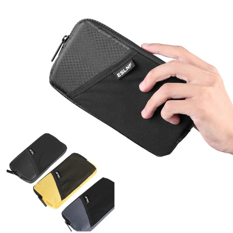 ESLNF Lightweight Portable Bike Coins Wallet Document Organizer Cycling Wallet Mobile Phone Bag for Cycling Jersey Rear Pocket