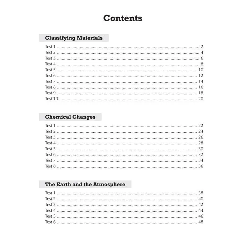Nuevo KS3 química pruebas de 10 minutos con respuestas libros CGP Publicaciones de grupo de coordinación 9781789085808 libro
