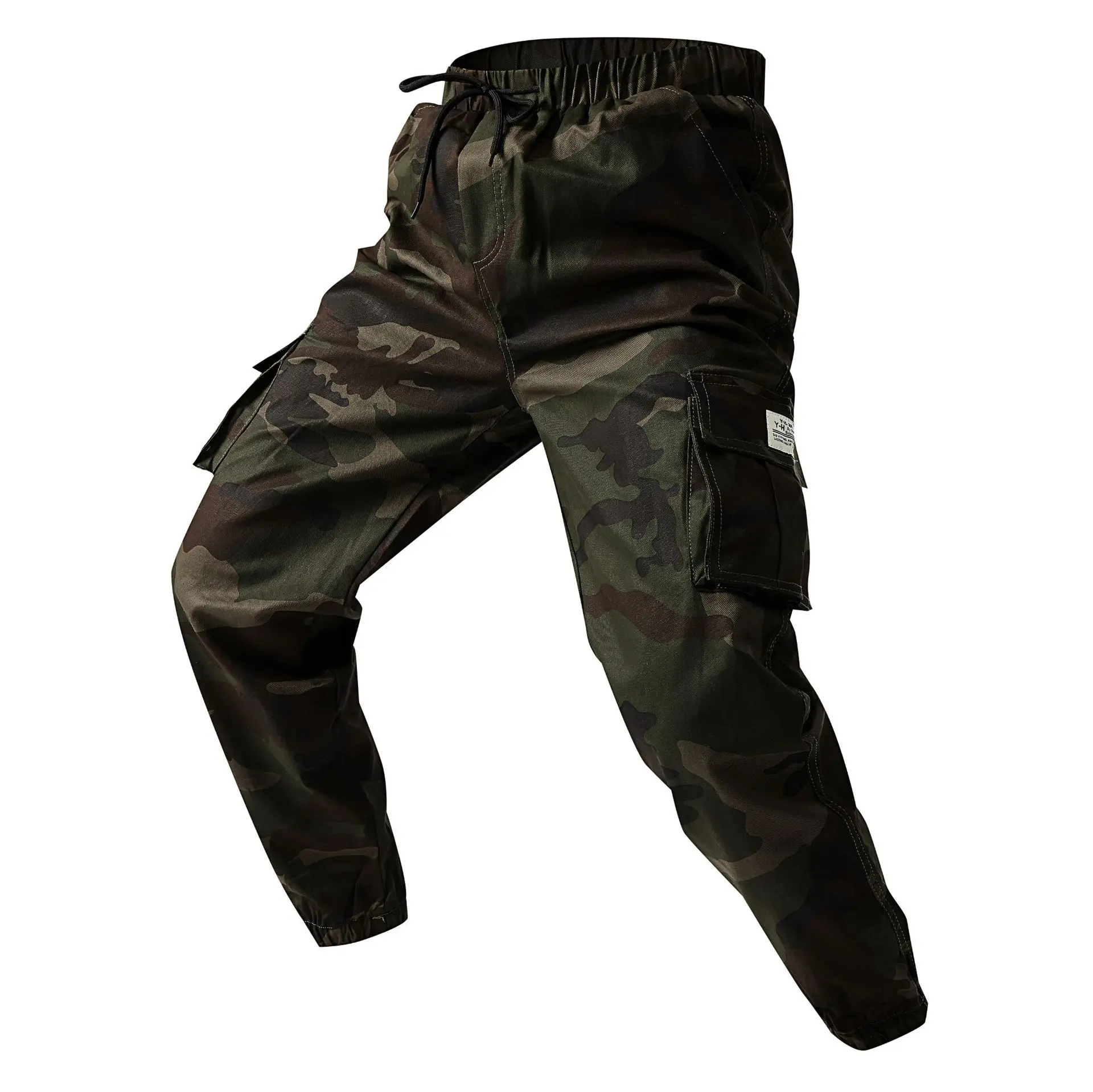 

Men's Tactical Military Pants Ripstop Cargo Pants Outdoor Lightweight Work Hiking Capri Pants Army Combat Stretch Camo Bottoms