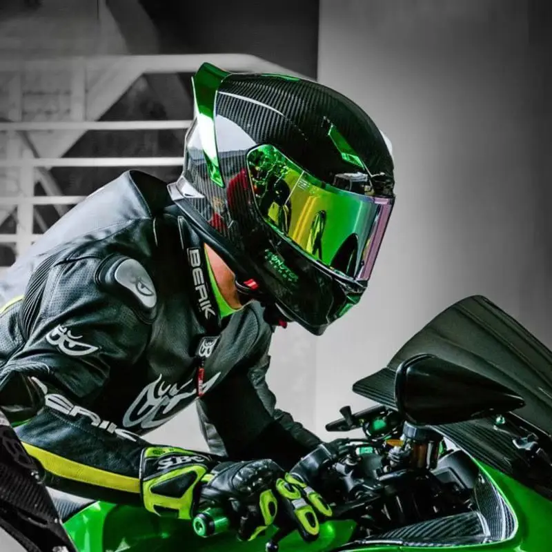 Unisex Lightweight Carbon Fiber Full Face Motorcycle Street Bike Helmets Racing Helmet DOT ECE Approved Casco De Motocicleta