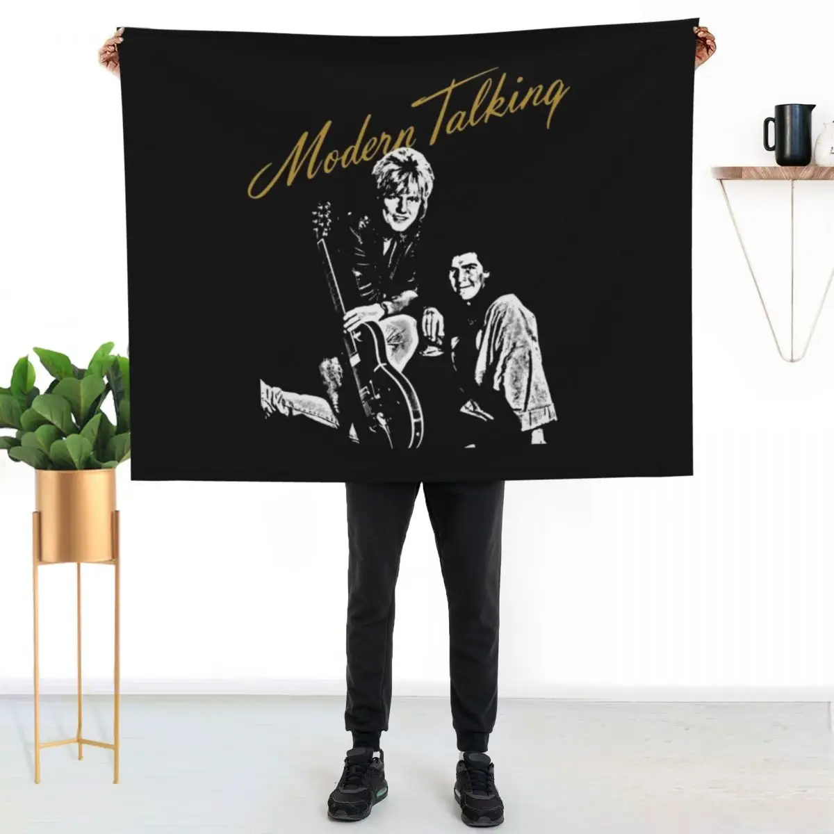 The Original Modern Talking Merchant Throw Blanket Cute for sofa Nap Beautifuls blankets ands Baby Blankets