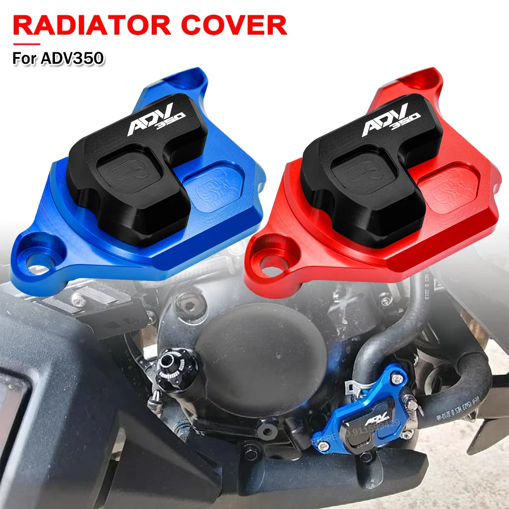 

Motorcycle Radiator Guard Protection Cover CNC Aluminum Water Tank Cap Protector Accessories For Honda ADV350 ADV 350 2021-2023