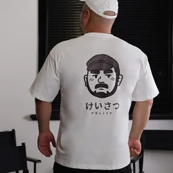 男性用半袖Tシャツ,限定版,コットン,カジュアル