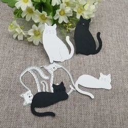 Cute cat frame background Metal Cutting Dies Stencils For DIY Scrapbooking Decorative Embossing Handcraft Template