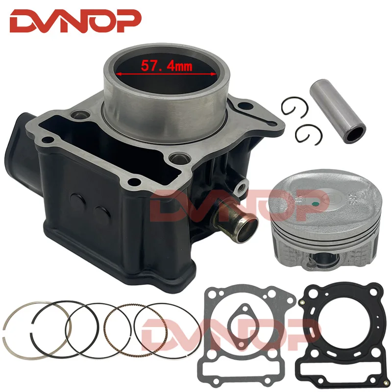 

Motorcycle Cylinder Piston Gasket Kit For SYM DRG150 Husky 150 Cruise 150 JET150 Ant 150 4V XS150-10-12-15