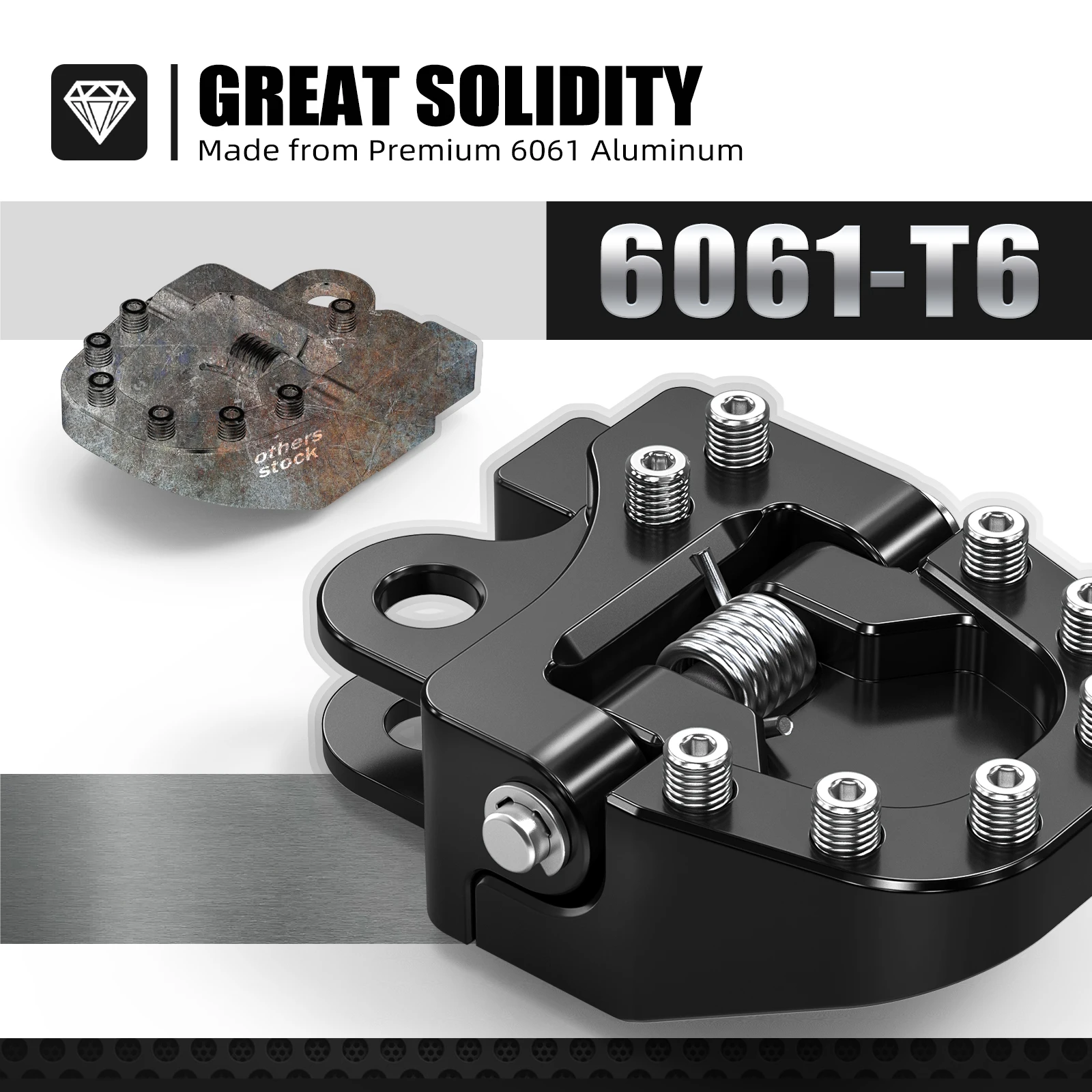 NICECNC For Suzuki DRZ 400S 400SM DRZ 400 E S SM 2000-2024 Folding Brake Pedal Tip Extension Plate& Gear Shifter Shift Lever Tip - Image 3