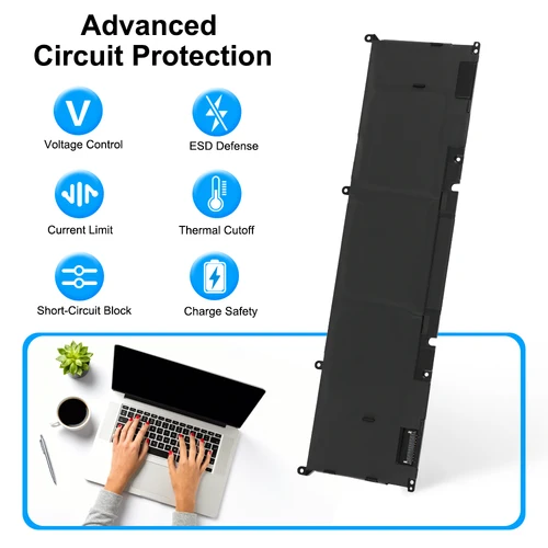Imagen 2 del producto KingSener 11,4 V 56WH 8FCTC batería para DELL G15 5510 5511 5520 5515 5521 serie para DELL XPS 15 9500 G7 15 7500 serie 56Wh