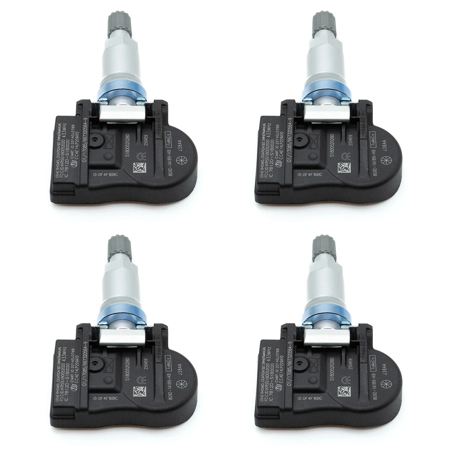 

4 шт. 8G92-1A189-KB автомобильный датчик давления в шинах TPMS 433 МГц для Ford Galaxy Mondeo S-Max