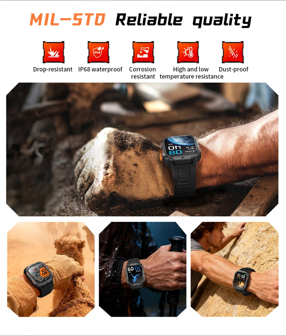 Men Smart Watch With Gps And Bluetooth Calling Amoled Display_voghion.com